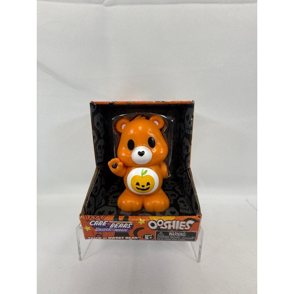 Care Bears Ooshies Trick or Sweet Bear vinyl figure NIB